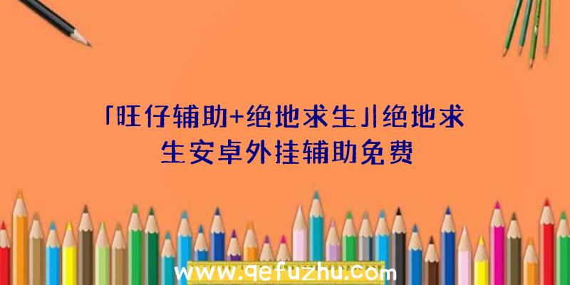 「旺仔辅助+绝地求生」|绝地求生安卓外挂辅助免费